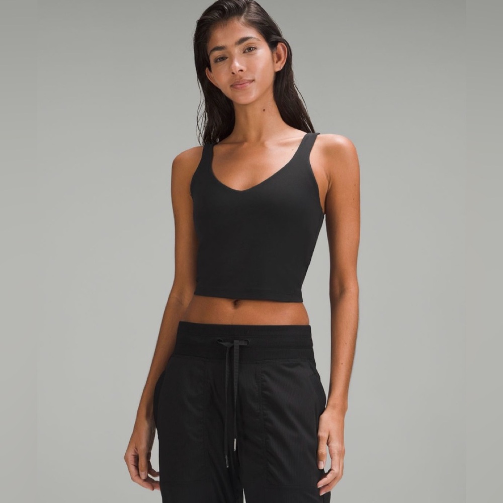 Lululemon Align Tank Top in Nulu Fabric, Black, Size 6